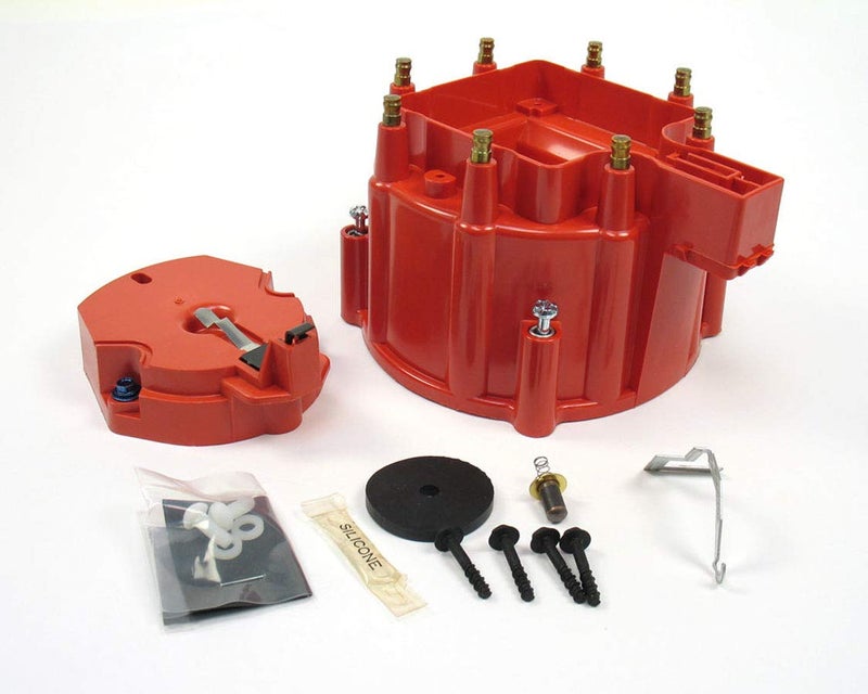 Pertronix D4001 Flame-Thrower Red HEI Distributor Cap and Rotor Kit
